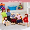 SumDirect Sets of 8 People Wooden Family Doll Toys, Lovely