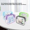 Transparent Cosmetic Bag, Waterproof Transparent Bag, Large Capacity, Travel Cosmetic