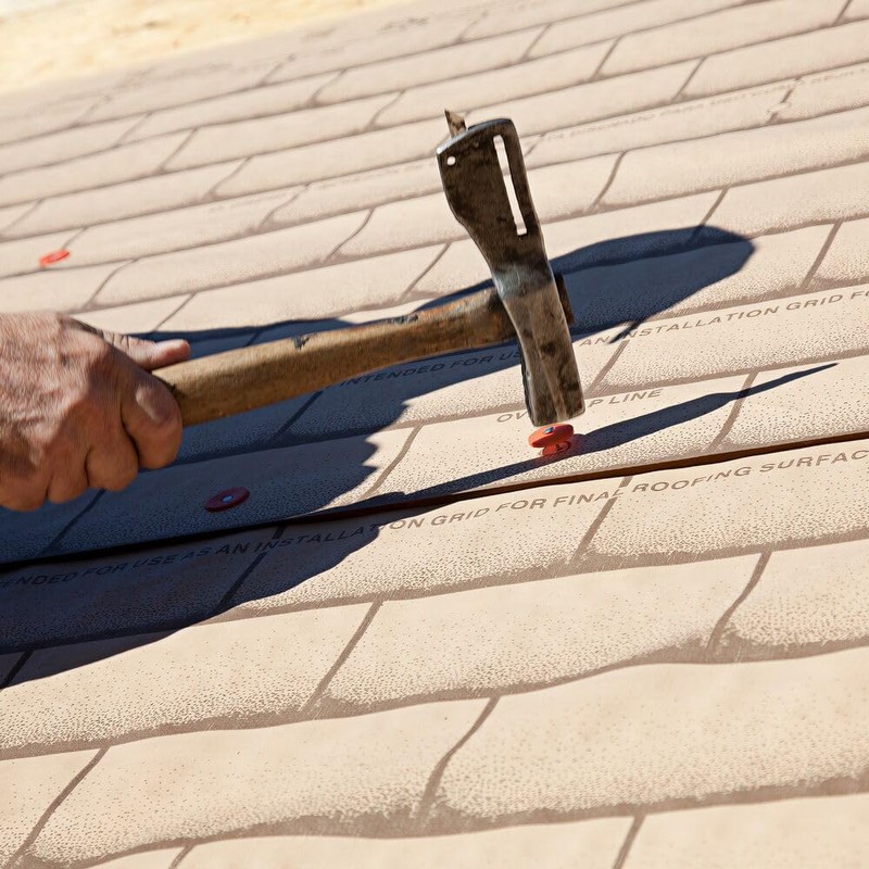 Grip-Rite Plastic Cap Nails - Secure Roofing Underlayments and Housewraps