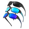 KALIYADI Polarized Sunglasses-for-Men Sports Sunglasses: Mens Sun Glasses with UV400