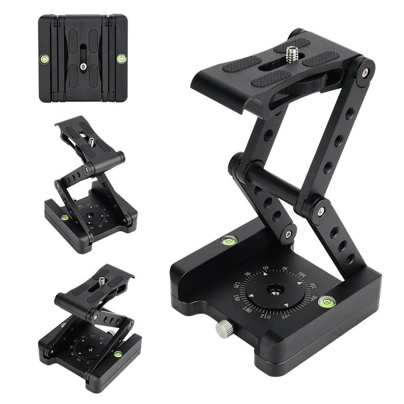 ADAI Folding Z Flex Tilt Pan Head Tripod Ballhead Quick