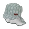 Sterntaler Baby Boys' Peaked Cap with Neck Protection, light green