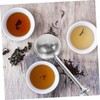 Ciieeo 2pcs Retractable Stainless Steel Tea Strainers Tea Infusers for