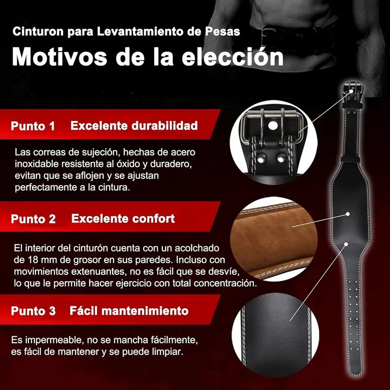 Faja Pesas Crossfit Gym Faja Cinturon Trabajo Faja De Piel