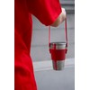 Susable Eco Cup Red Insulated Stainless Steel Drinking Cup 450