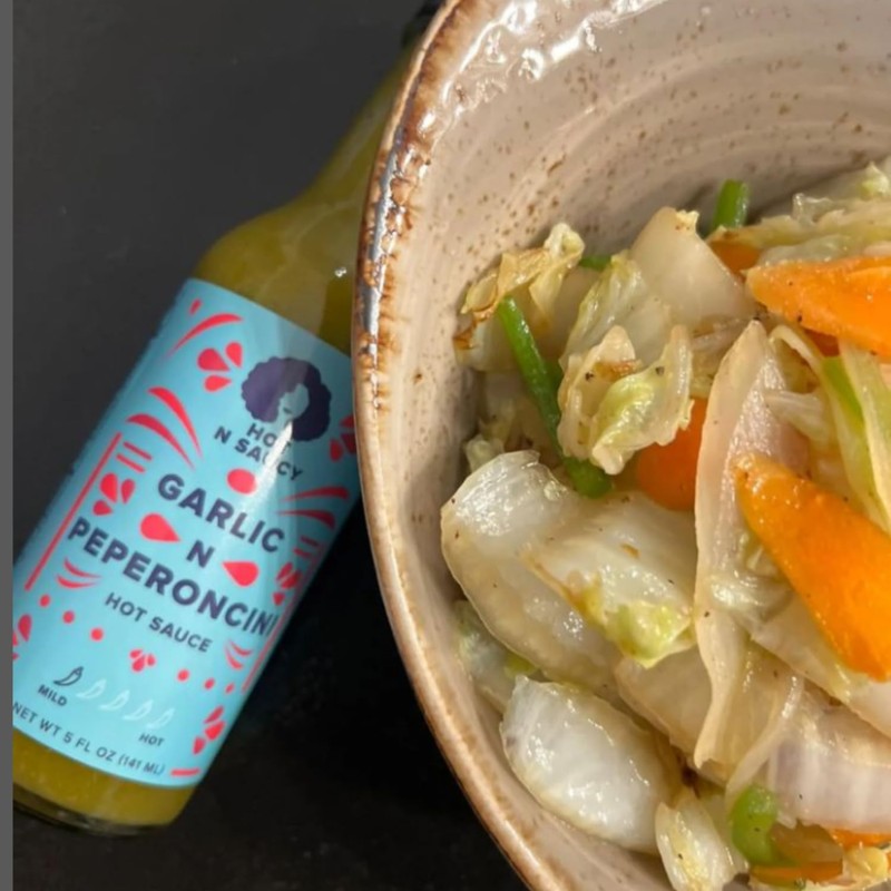 Hot N Saucy | Garlic N Peperoncini Hot Sauce, 5