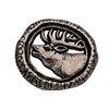 Antique Silver Metal Buttons Eyelet Buttons Deer Costume Buttons Costume