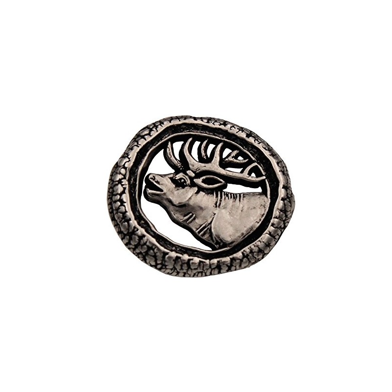 Antique Silver Metal Buttons Eyelet Buttons Deer Costume Buttons Costume