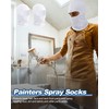 Panitay 12 Pcs Painters Spray Socks Unisex Adult Painters Mask