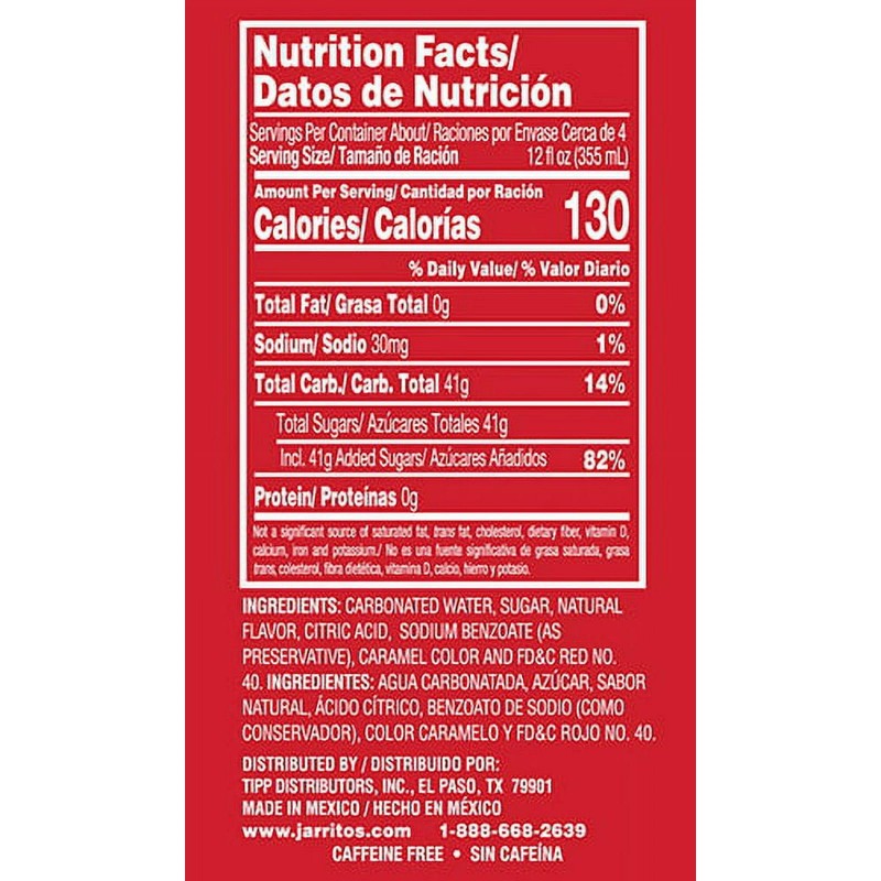 Jarritos 🍓 Fruit Punch Soda 🥤 1.58 qt Bottles 🗳️