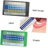 KOMBIUDA Dentist Tooth Shade Guide 1 Set of 20pcs Pvc