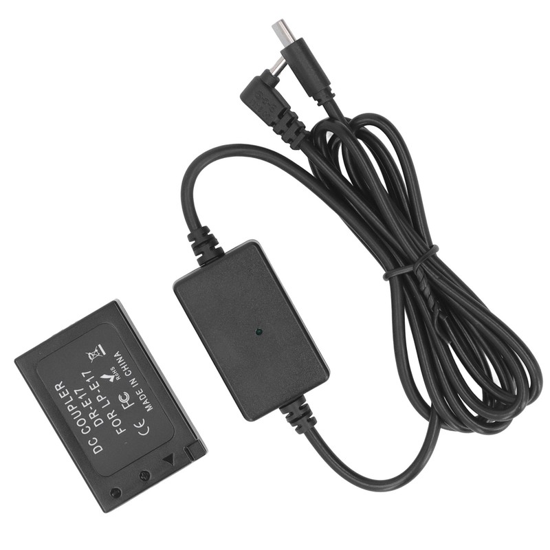 LP E17 Dummy Battery DR E17 DC Coupler with Type