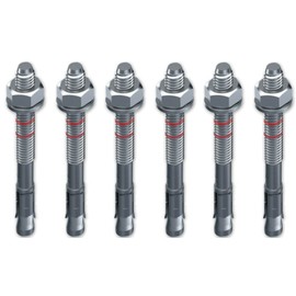 M8 x 100 mm – Pack of 10 / Heavy Duty Anchor Option 7 Bolt Anchor Galvanised with ETA Approval in Industrial Quality Anchor Bolt Wedge Anchor Heavy Duty Do