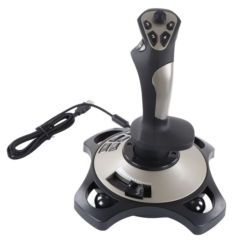 PC Joystick 2113 Pro Simulation USB Game Controller with Vibration