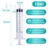 10ml Syringe for Liquid, Oral, Scientific Labs, Measurement, Dispensing, with