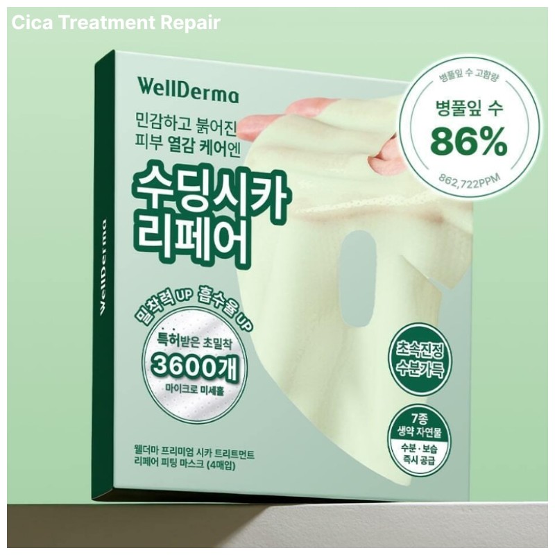 WELLDERMA Fitting Mask Pack 25g*4ea [Retinol Collagen/Cica Treatment Repair/PDRN Exosome