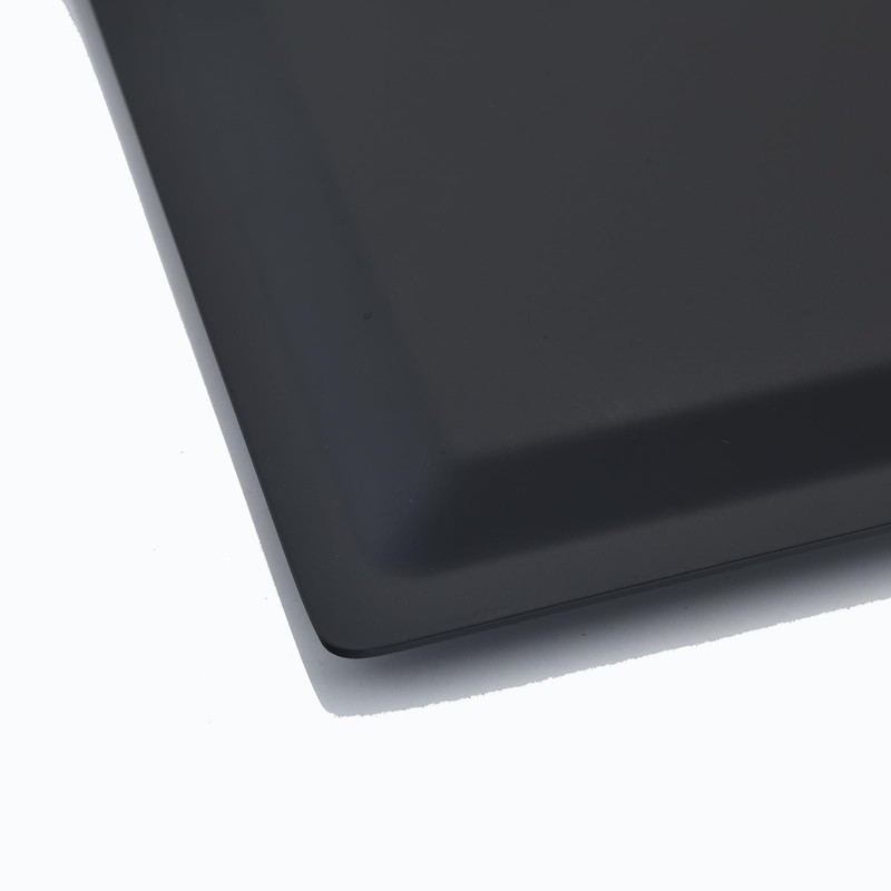 16 Inch Large Rain Shower Head - Matte Black Ceiling