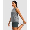 Women's Workout Tops Racerback Athletic Tank Tops Sleeveless Loose Fit