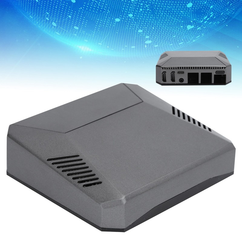 For Raspberry Pi 4B Case Aluminum Alloy Cooling Shell Metal