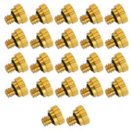 EATAKWARD 22 PCS Brass Misting Nozzles Outdoor Cooling Nozzle for Outdoor Cooling System 10/24 UNC (0.031 Inch (0.8 mm))