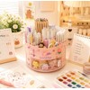 Cute Rotating Pen Holder Organizer for Desk Storage – Kawaii