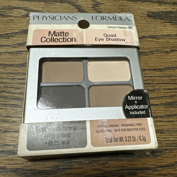 Physicians Formula Quad Eye Shadow Matte Collection #3882 CANYON CLASSICS,