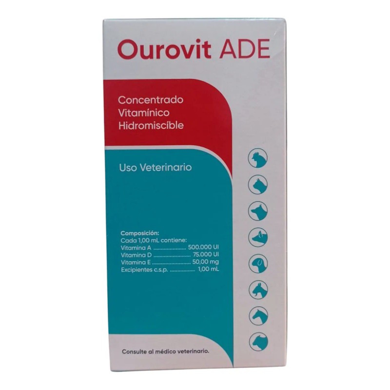 Vitamina Ade Ourovit 250ml. Ourofino