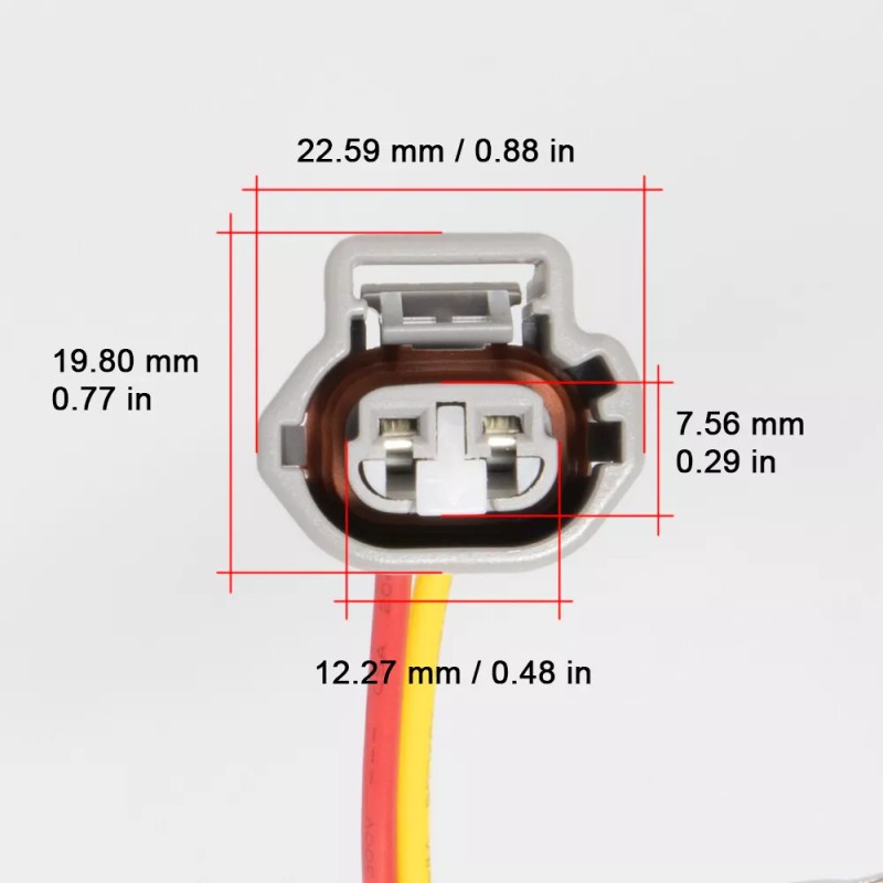 AvtoDonor ABS Wheel speed sensor connector Dodge Dakota. 2001-2004. 56028187AD
