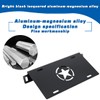 Front License Plate Frame for Ford Bronco 2021-2024 Aluminum Alloy