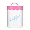 Premier Housewares Pink Lace Coffee Canister