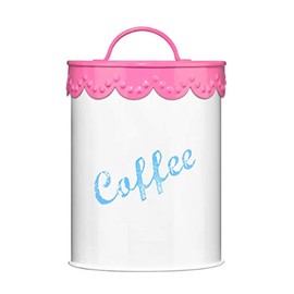 Premier Housewares Pink Lace Coffee Canister