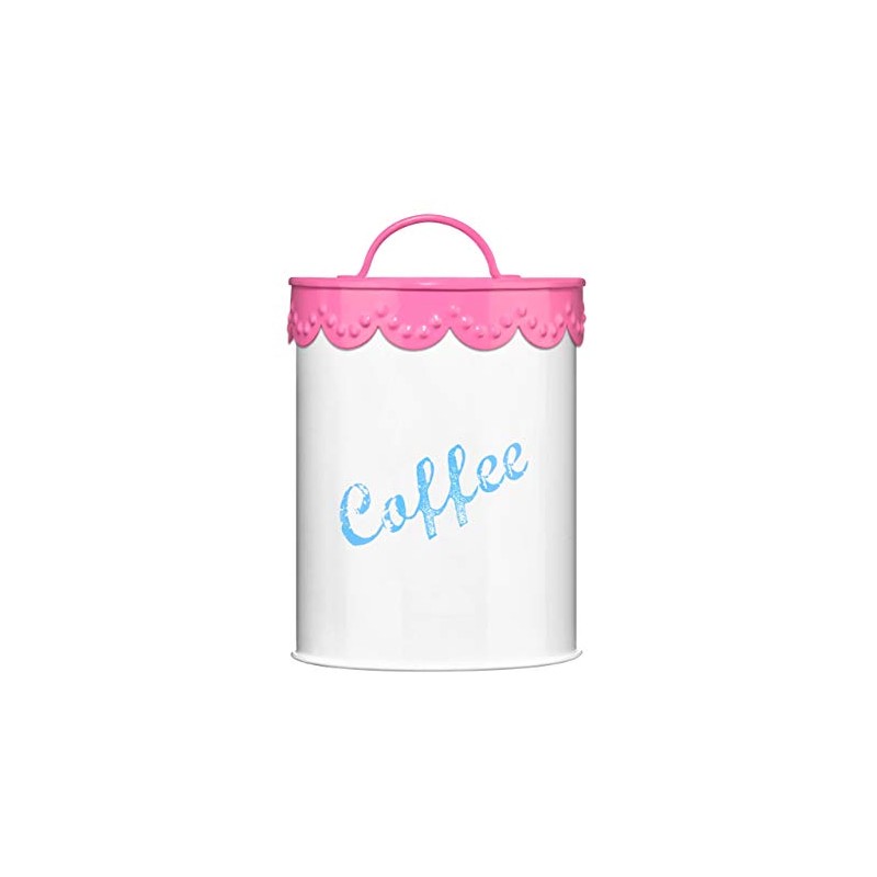 Premier Housewares Pink Lace Coffee Canister