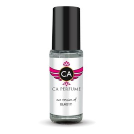 CA Perfume Impression of Beauty for Women Perfume Oil Floral Scent Long Lasting Perfumes for Women Travel Size Mini Perfume Sample TSA Ready Body Oil Roll-on 0.14 Fl Oz 4ml