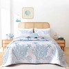 weigelia Coastal Quilts Bedding Set Queen Size - Blue Summer
