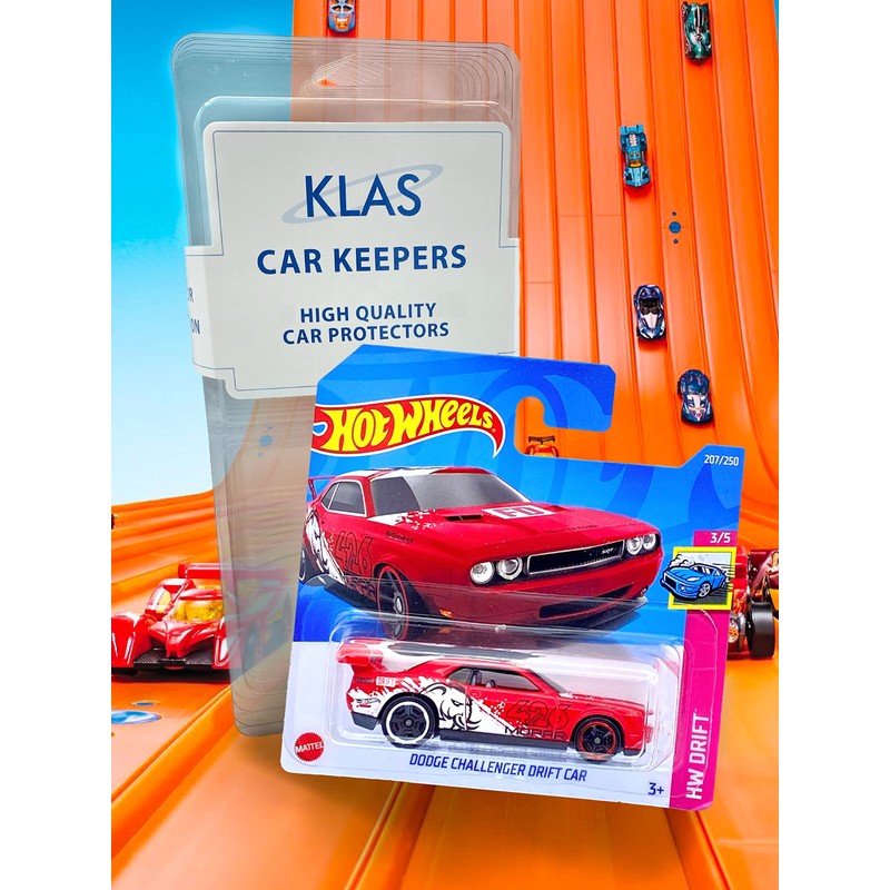 Hot Wheels Dodge Challenger Drift Car (Red & White) 3/5