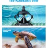 Diving Mask Adult Full Face with Camera Mount, MODJUEGO Adjustable