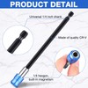 6 Pcs Drill Bit Extension Quick Release Magnetic Screwdriver Bit