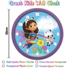 SRV Hub Gabby’s Doll Hanging Wall Clock Non Ticking Arabic