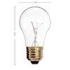 KOR (Pack of 6) A15 25W Incandescent Appliance Bulbs –