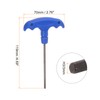 sourcing map H3 T-Handle Hex Key Wrench 3mm S2 Steel
