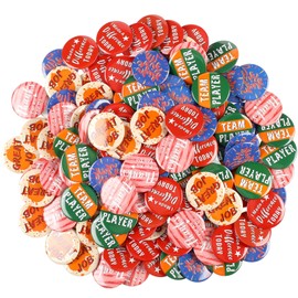 WILLBOND Reward Button Pins Recognition Button Round Pins Positive Appreciation Incentive Motivation Awards for Kids or Workers School Office Party Supplies(50 Pcs)