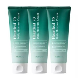 Mediflower [메디플라워]어성초 70 데일리 수분크림 120ml x3 [Mediflower] Mugwort 70 Daily Moisture Cream 120ml x3