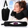 Fillable Travel Neck Pillow for Clothes Storage – Stuffable Pillow