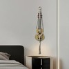 CashBeat Ukulele Wall Hanger, Macrame Ukulele Wall Mount Stand Holder