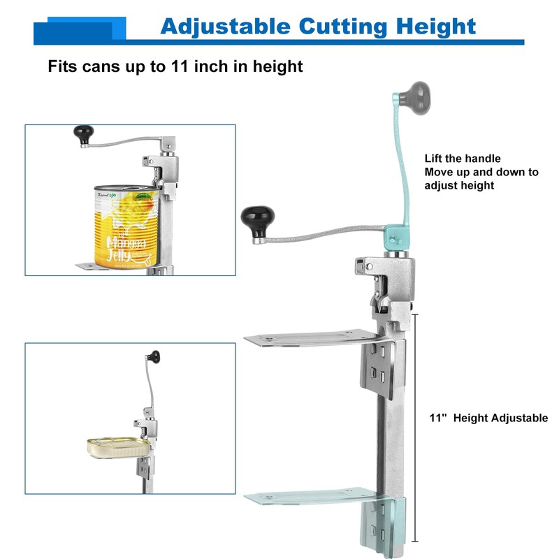 Commercial Can Opener Heavy Duty - Industrial Manual Can Opener