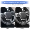 INTGET Center Console Steering Wheel Panel Cover for Toyota Grand