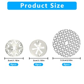 18 STK Hitzeschutzblech Reparatursatz, 30mm Sicherungsscheiben & 50mm Klemmscheiben Hitzeschutzblech, Hitzeschutzplatte Reparatursatz für Auto Clips, Kompatibel mit VW Hitzeblech Befestigung