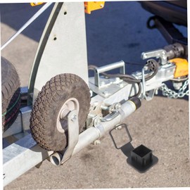 Mobestech 4pcs Trailer Hitch Cover Tow Hitch Cap Easy Installation for Cars and Trucks Against Debris and Water Compatible Standard