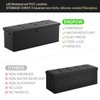 ENGPOW Storage Ottoman, Fireproof Folding Bench with Lock(15”x 43”x15”), Water-Resistant