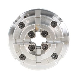 TINVHY 2.75In 4-Jaw Chuck Self-Centering Keyed Lathe Chuck LA4275 with 1-Inch x 8TPI Thread for Lathe Mini Milling Iron CNC Machine